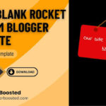 Blank Rocket Premium Blogger Template Free Download