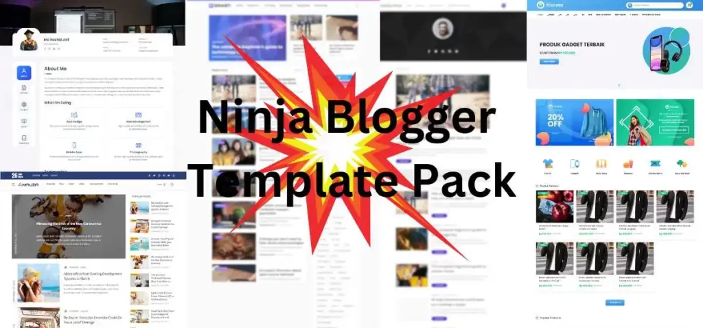 Ninja Blogger Template Pack