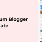 Sora CV Premium Blogger Template Free Download