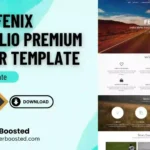 Fenix Portfolio Premium Blogger Template Review & Download