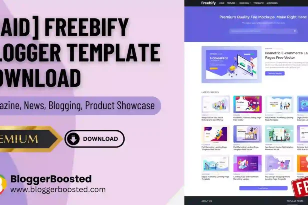 Freebify Premium blogger Template