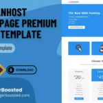 Lanhost Premium Blogger Template Download